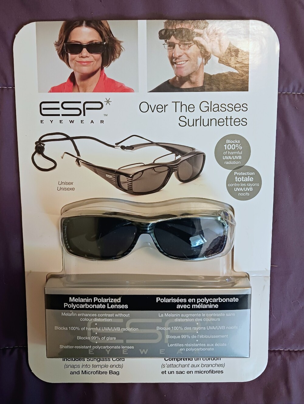 Over-The-Glasses Polarized Sunglasses - Black